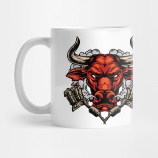 Bull Head Artwork Mug
